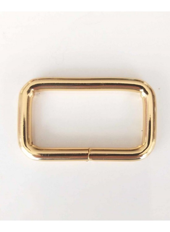 Çanta Aksesuar Dikdörtgen Halka 4 Cm Light Gold