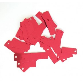 Çanta Aksesuar Dikdörtgen Pul Kırmızı