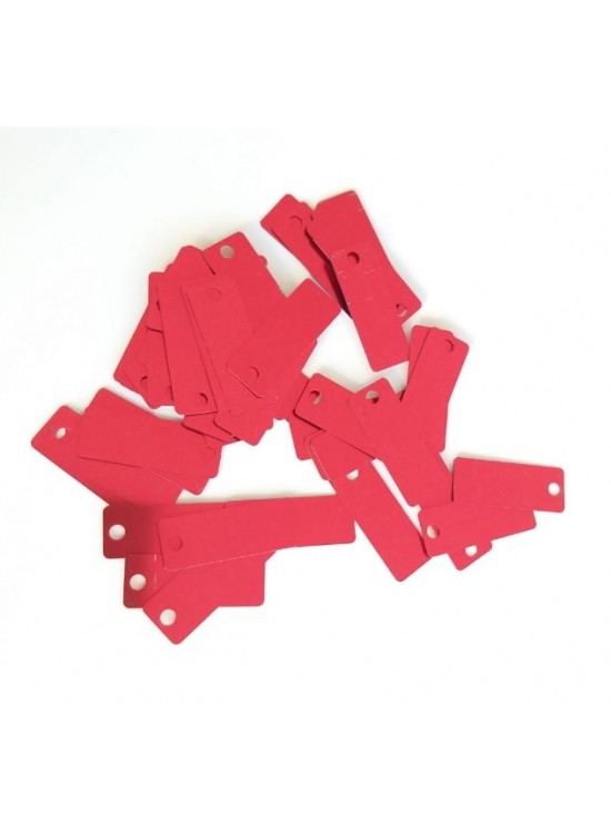 Çanta Aksesuar Dikdörtgen Pul Kırmızı