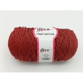 Çanta Aksesuar Diva Pamuk Makrome Açık Bordo (Kalın)