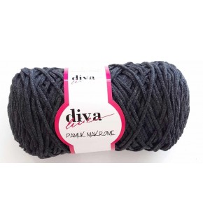 Çanta Aksesuar Diva Pamuk Makrome Antrasit (Kalın)