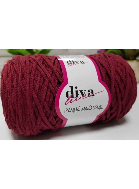 Çanta Aksesuar Diva Pamuk Makrome Bordo (Kalın) Çanta Aksesuar Diva Pamuk Makrome Bordo (Kalın)
