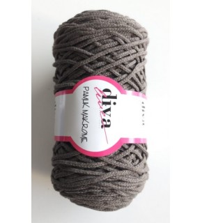 Çanta Aksesuar Diva Pamuk Makrome En Koyu Vizon (Kalın) No:78