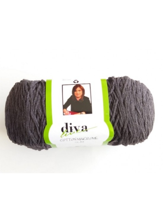 Çanta Aksesuar Diva Pamuk Makrome En Koyu Vizon Renk (İnce) No:32 Çanta Aksesuar Diva Pamuk Makrome En Koyu Vizon Renk (İnce) No:32