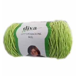 Çanta Aksesuar Diva Pamuk Makrome Fıstık Yeşili İnce No: 34