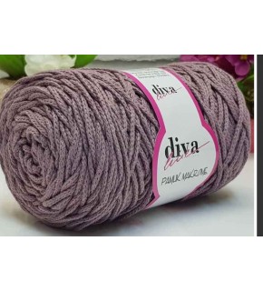 Çanta Aksesuar Diva Pamuk Makrome Gül Kurusu (Kalın)