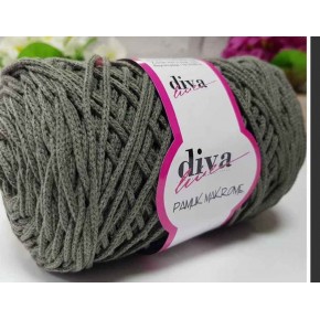 Çanta Aksesuar Diva Pamuk Makrome Haki Yeşil (Kalın)