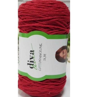 Çanta Aksesuar Diva Pamuk Makrome Kırmızı (İnce)