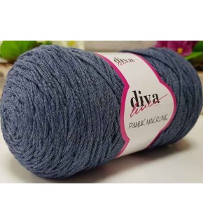 Çanta Aksesuar Diva Pamuk Makrome Kot Rengi (Kalın)