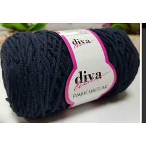 Çanta Aksesuar Diva Pamuk Makrome Lacivert (Kalın)