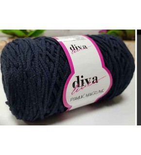 Çanta Aksesuar Diva Pamuk Makrome Lacivert (Kalın)