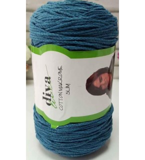 Çanta Aksesuar Diva Pamuk Makrome Petrol Renk (İnce)