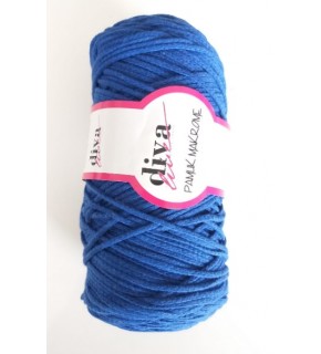 Çanta Aksesuar Diva Pamuk Makrome Saks Mavi (Kalın) No:77