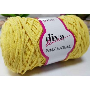 Çanta Aksesuar Diva Pamuk Makrome Sarı (Kalın)