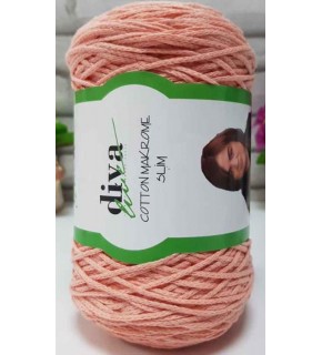 Çanta Aksesuar Diva Pamuk Makrome Somon (İnce)