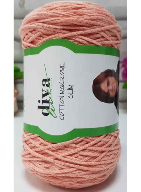 Çanta Aksesuar Diva Pamuk Makrome Somon (İnce)