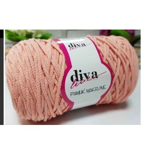 Çanta Aksesuar Diva Pamuk Makrome Somon (Kalın)