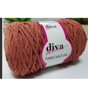 Çanta Aksesuar Diva Pamuk Makrome Tarçın (Kalın)