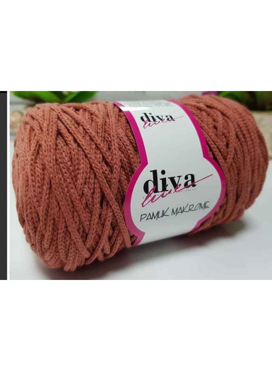 Çanta Aksesuar Diva Pamuk Makrome Tarçın (Kalın)