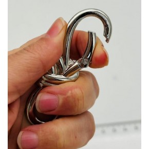 Çanta Aksesuar Düğüm Model Gümüş Renk Yaylı Halka 1 Adet