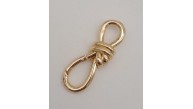 Çanta Aksesuar Düğüm Model Light Gold Renk Yaylı Halka 1 Adet