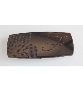 Çanta Aksesuar Etamin Desen Füme Plaka Süs