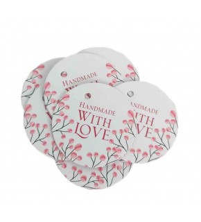 Çanta Aksesuar Etiket Handmade With Love 10Lu