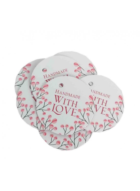 Çanta Aksesuar Etiket Handmade With Love 10Lu