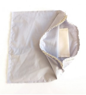 Çanta Aksesuar Fermuarsız 28X28 Cm Dikilmiş Astar Açık Gri