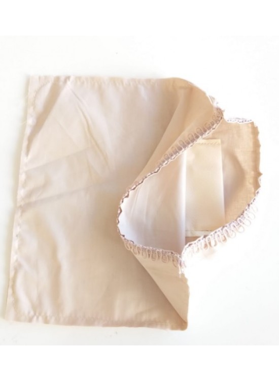 Çanta Aksesuar Fermuarsız 28X28 Cm Dikilmiş Astar Bej