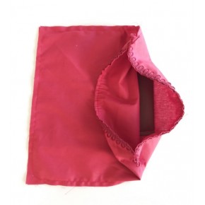 Çanta Aksesuar Fermuarsız 28X28 Cm Dikilmiş Astar Bordo