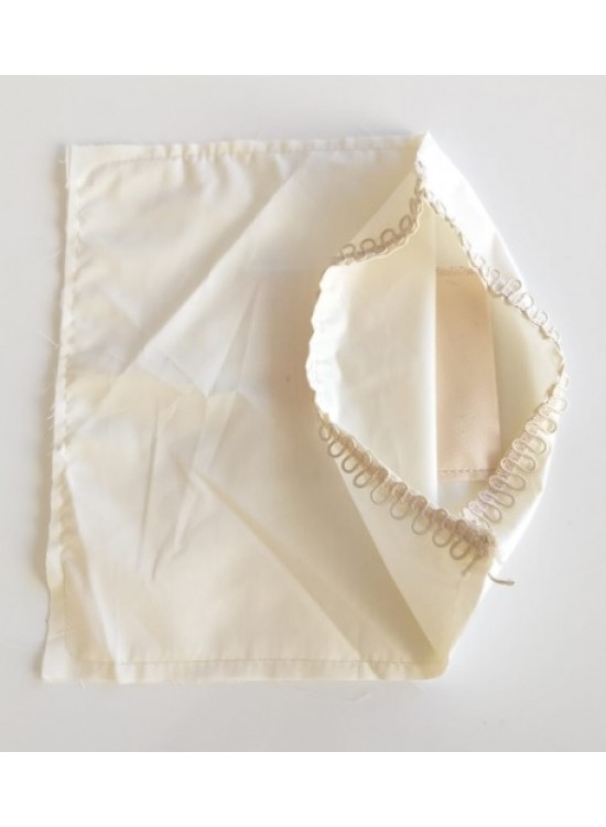 Çanta Aksesuar Fermuarsız 28X28 Cm Dikilmiş Astar Krem