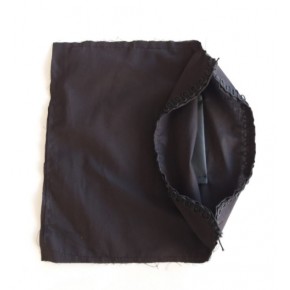 Çanta Aksesuar Fermuarsız 28X28 Cm Dikilmiş Astar Siyah