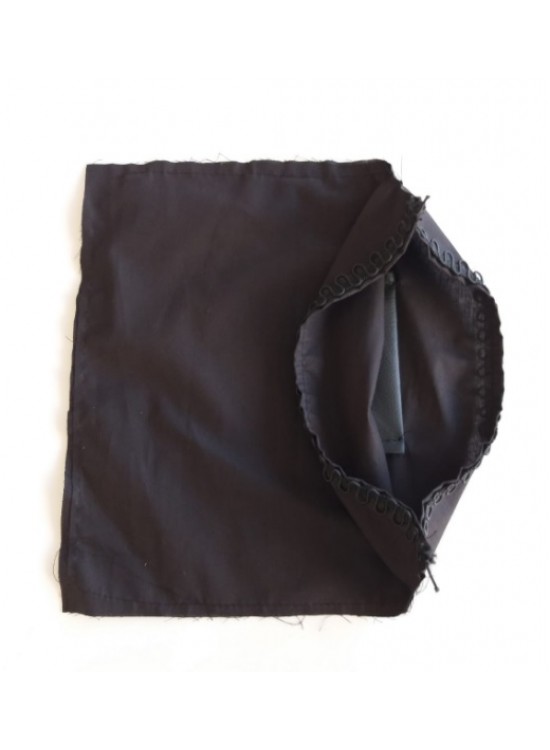 Çanta Aksesuar Fermuarsız 28X28 Cm Dikilmiş Astar Siyah