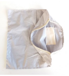 Çanta Aksesuar Fermuarsız 38X38 Cm Dikilmiş Astar Açık Gri