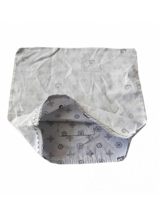 Çanta Aksesuar Fermuarsız 38X38 Cm Dikilmiş Astar Açık Gri Pc Desen