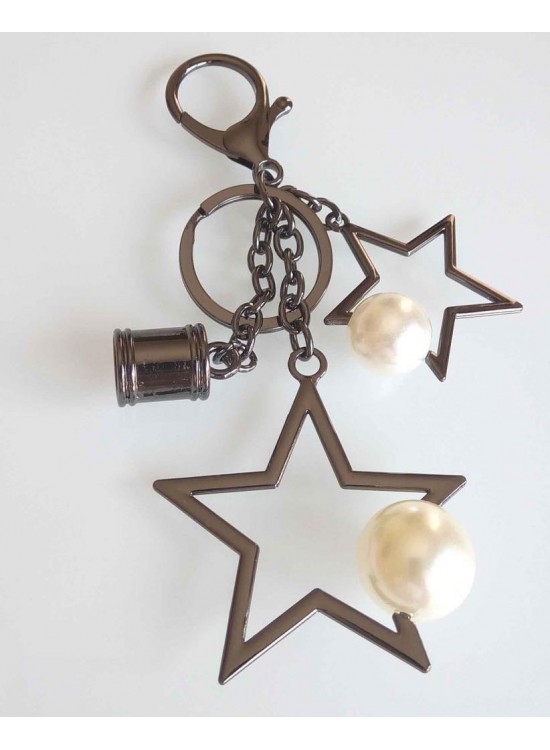 Çanta Aksesuar Füme İncili Süs