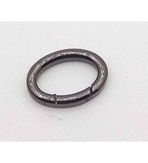 Çanta Aksesuar Füme Oval Yaylı Halka