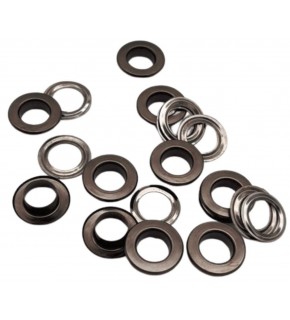 Çanta Aksesuar Füme Renk 10'Lu Kuşgözü Kapsül 24 Numara (İç Ölçüsü 1 cm )