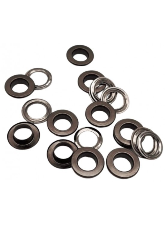 Çanta Aksesuar Füme Renk 10'Lu Kuşgözü Kapsül 24 Numara (İç Ölçüsü 1 cm )