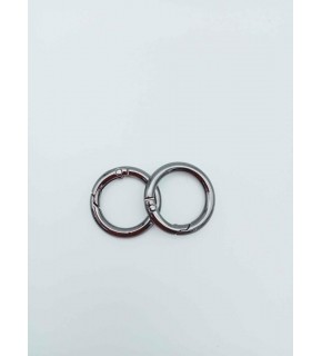 Çanta Aksesuar Füme Renk 2 Cm Yaylı Halka 2Li