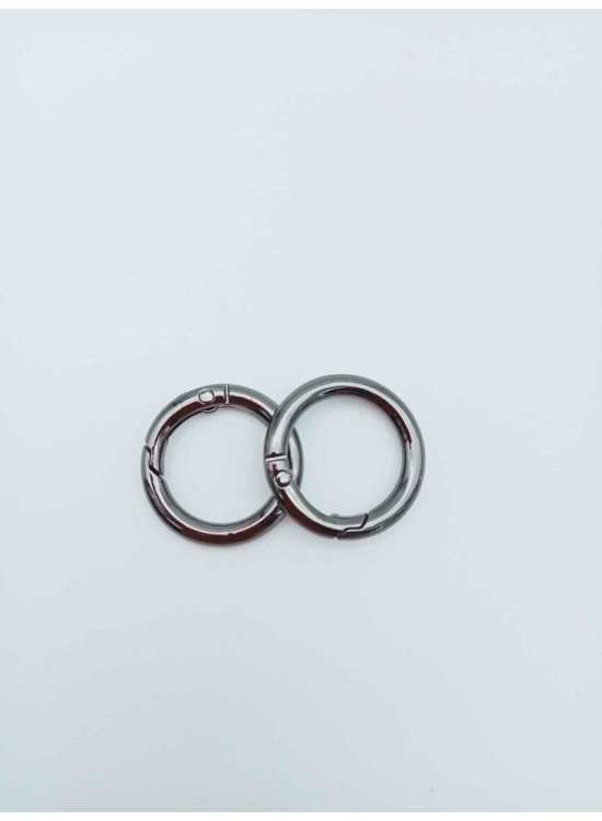 Çanta Aksesuar Füme Renk 2 Cm Yaylı Halka 2Li