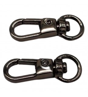 Çanta Aksesuar Füme Renk 2'li Küçük Kanca