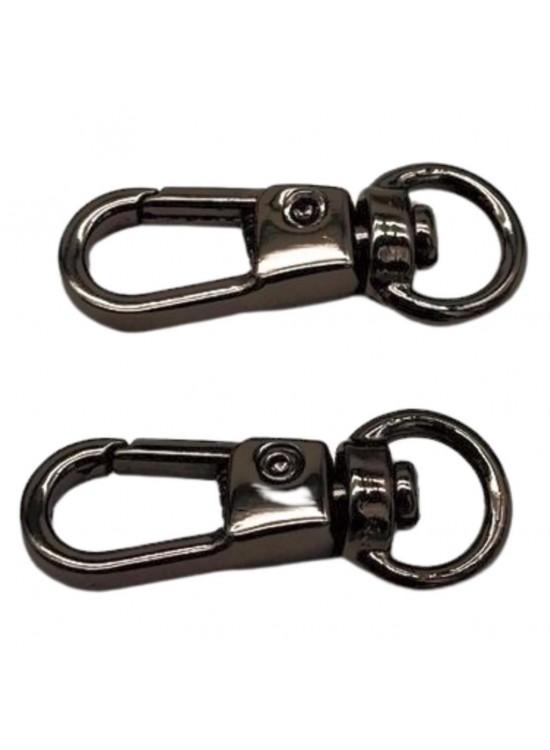 Çanta Aksesuar Füme Renk 2'li Küçük Kanca