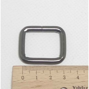 Çanta Aksesuar Füme Renk 2X3 Cm Dikdörtgen  Halka