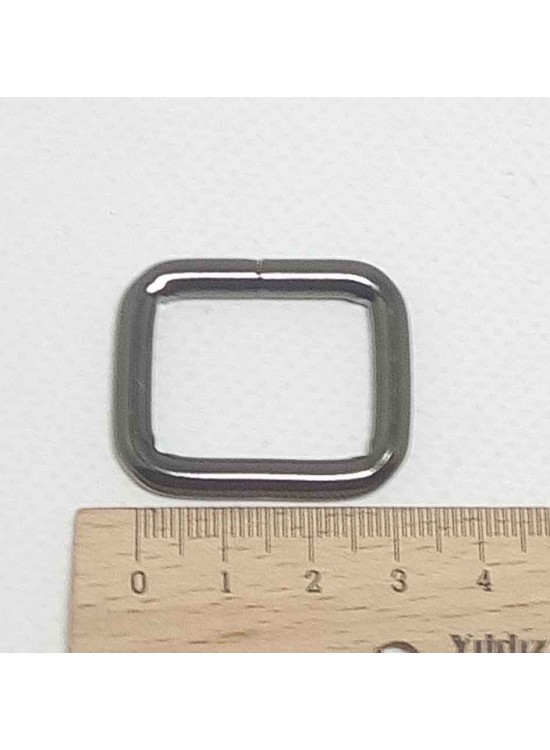 Çanta Aksesuar Füme Renk 2X3 Cm Dikdörtgen  Halka