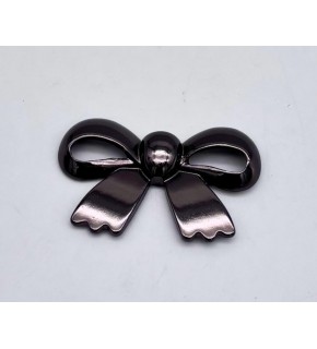 Çanta Aksesuar Füme Renk 3.5 cm Kurdele Model  Plaka Süs