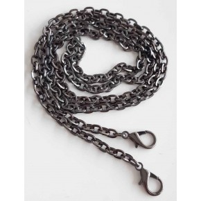 Çanta Aksesuar Füme Renk Düz Çanta Zinciri (120 Cm)