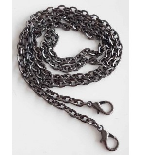 Çanta Aksesuar Füme Renk Düz Çanta Zinciri (120 Cm)