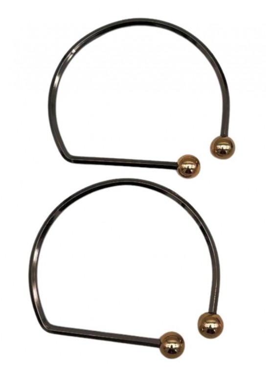 Çanta Aksesuar Füme Renk Gold Toplu Metal Çanta Sapı